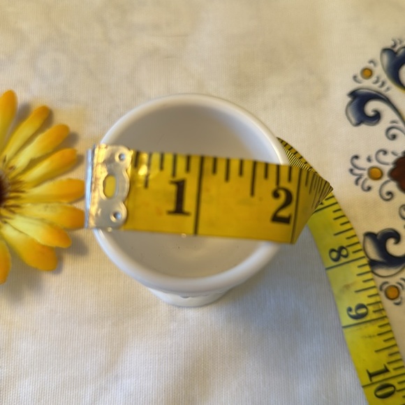 🍇 VINTAGE, Milk White Beautiful Grape Design Port Style Glasses w/ “G” insignia. - Picture 9 of 10